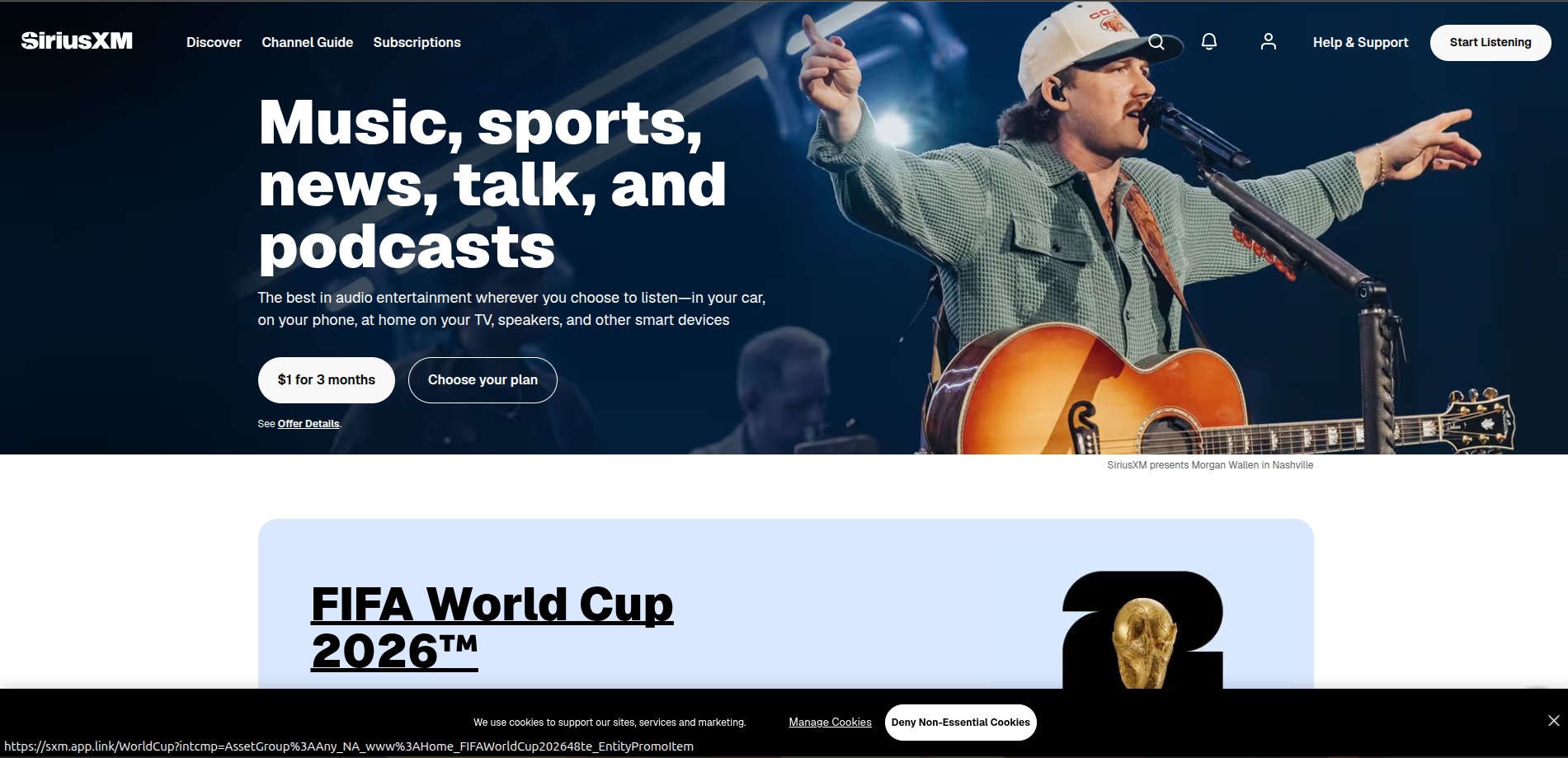 Sirux entertainment platform homepage